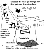 Plan of Abbey Cwm Hir