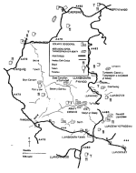 Map of Abbey Cwm Hir